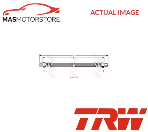 Brake hose line - line, rear