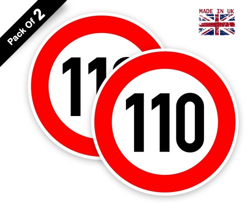 Traffic sign 110 mph speed - traffic,