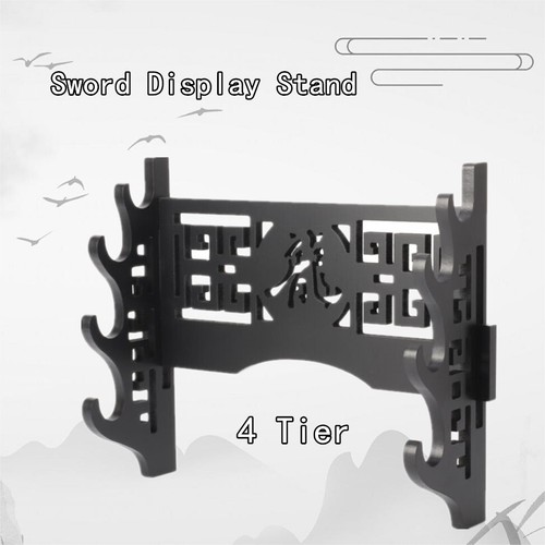 Wall mount sword rack - rack, 4-tier