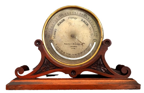 Fine antique victorian aneroid - fine,