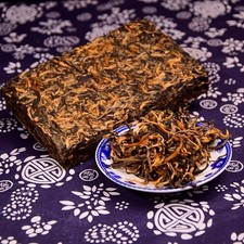 1000g Fengqing Dian Hong Golden Buds Dianhong Dian Hong Yunnan Black Tea Brick