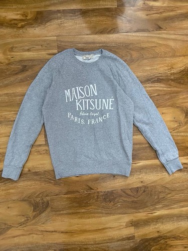 Maison kitsune mens - kitsune, grey