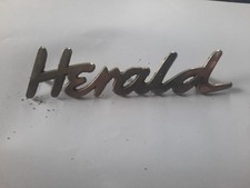 Triumph Herald car emblem 1970s chrome