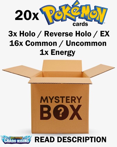 Pokemon mystery pack cards - pack, 20
