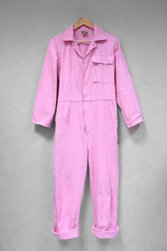 Pink boilersuit coveralls - pink,