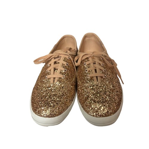 Rose gold glitter sneakers - ,
