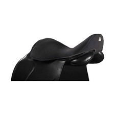ACAVALLO Dri-Lex 10mm Jump Black Gel Seat Saver, Large (AC501-09-LG)