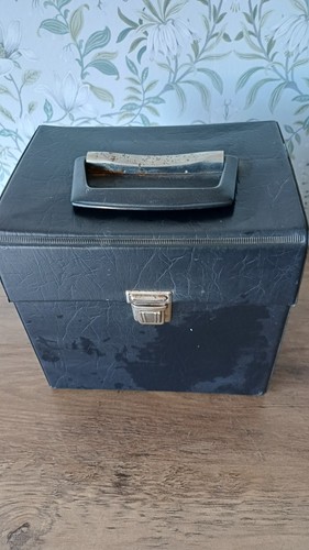 Vintage black vinyl storage - black, 7"