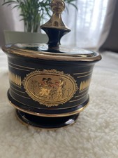 Vintage/Old Greek Candy Dish/urn 24k Gold