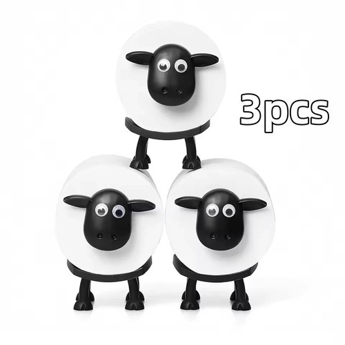 3pcs funny sheep - toilet, paper