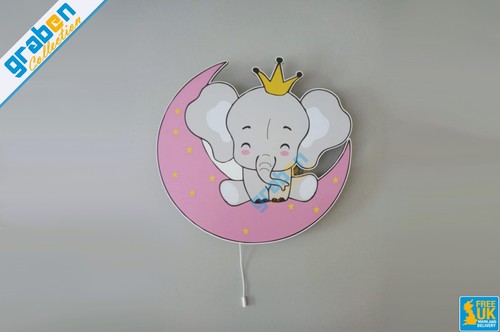 Led night light - light, wooden