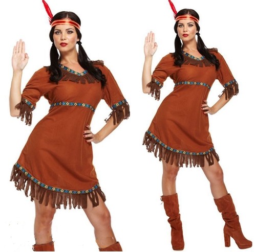 Adult ladies native red indian - adult,