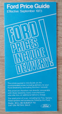Ford Range Price List 1973 -