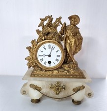 French Mantel Clock Late 19th
