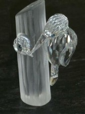 Swarovski Crystal ‘Woodpeckers’ 1988 Figurine - Caring & Sharing Series + Cert 