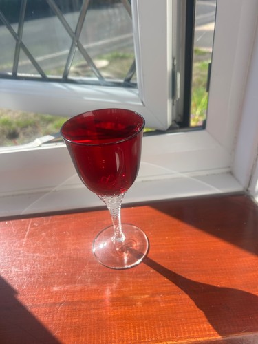 Glass wine cranberry and - glass,