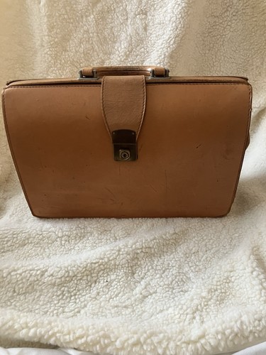 Vintage leather briefcase - vintage,
