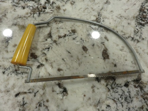 Vintage meat bone saw - vintage,
