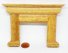 Dolls House Wooden Fireplace