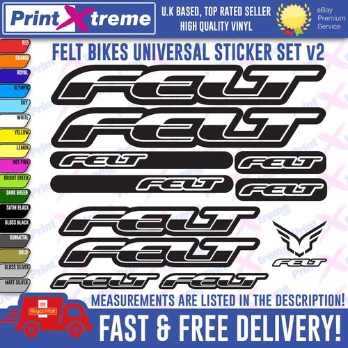 Felt universal vinyl decals - felt,