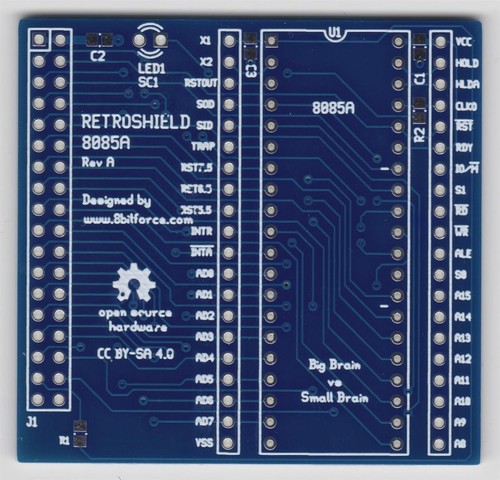 8085 retro shield for arduino - 8085,