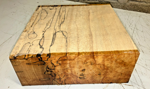 210x210x75mm lot 692a spalted - lot,