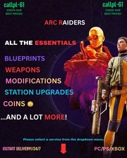 ARC RAIDERS -BLUEPRINTS-WEAPONS-(ALL PLATFORMS)