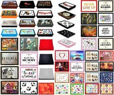 Lap Tray Wooden Soft Padded Cushioned Bean Bag Base Bed Tray Gift Tray Dinner TV