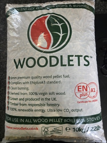 10kg premium woodlet pellets - 10kg,