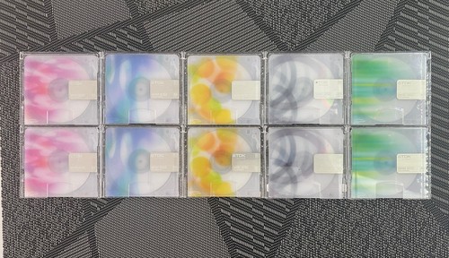 Tdk colour md80 minidiscs - colour,