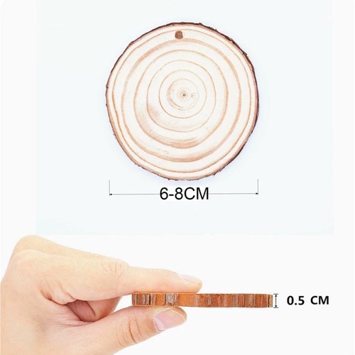 50pcs wood slices - wood,