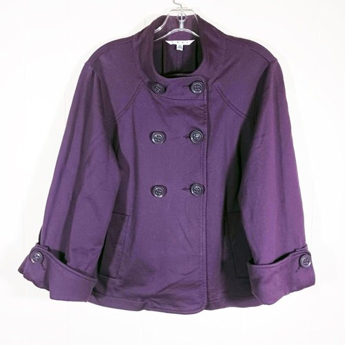 Cabi double breasted plum - cabi,