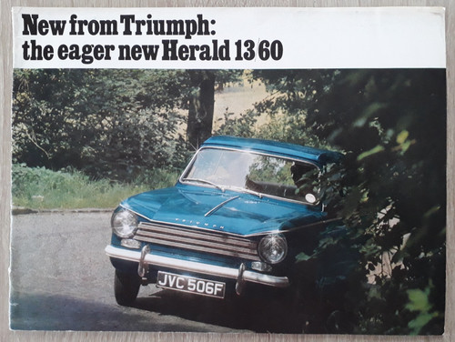 Triumph herald brochure - triumph, 13/60