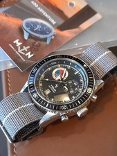 2019 YEMA YACHTINGRAF Quartz with box+papers+receipt & Erika's Original strap