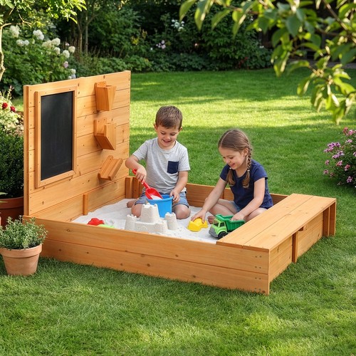 Wooden sandbox sand box - wooden,