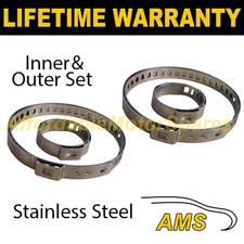 2X CV BOOT STAINLESS STEEL