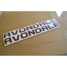 Avondale caravan retro name - avondale,