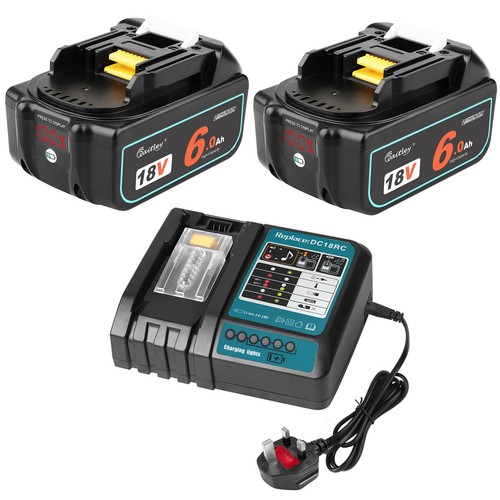 2pc 18v 0ah ion battery - 6.0ah, li-ion