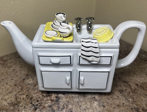 Vintage kitchen sink tea pot - sink,
