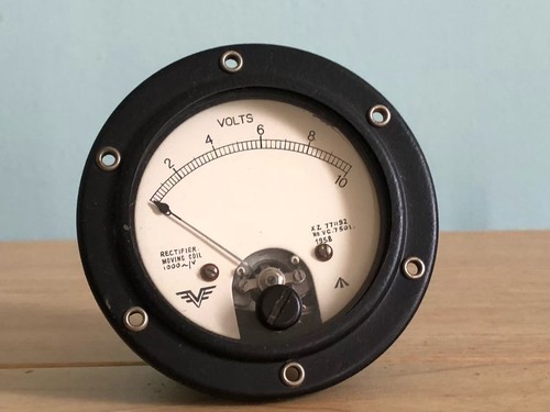Vintage rectifier ammeter - vintage,
