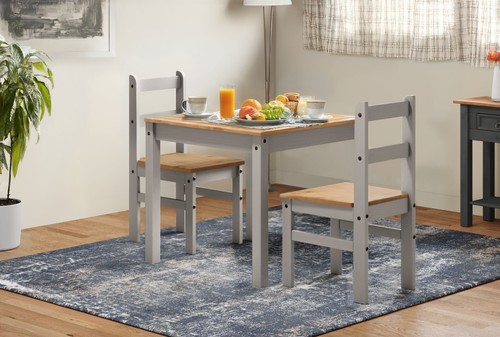Corona dining table - 2, chairs