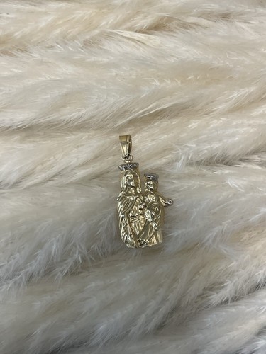 585 gold pendant saint - gold,