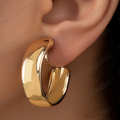 Clip 3cm hoop - clip, earrings