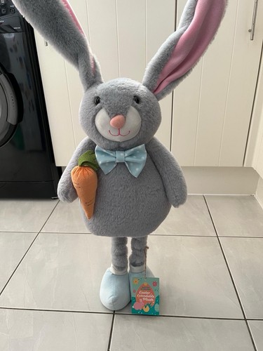 Large grey plush easter - plush,
