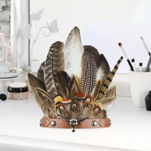 Indian feather headband - feather,
