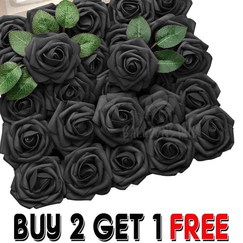 6cm foam flowers rose - 6cm, heads