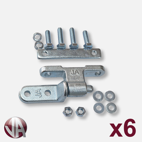Tailgate hinge set - 6, x