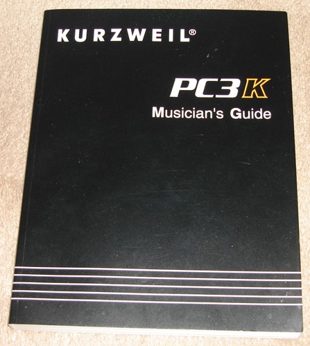 Kurzweil pc3k musician guide - pc3k, musician's