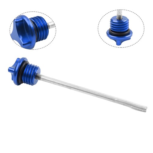 Blue cnc engine - blue, dipstick