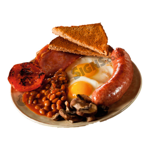 Full english breakfast sticker - full,